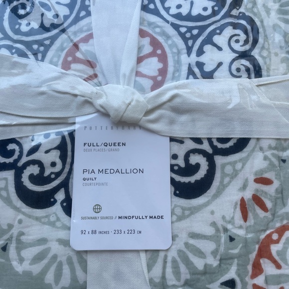 Pottery Barn Other - New PB full/Queen quilt and 2 shams